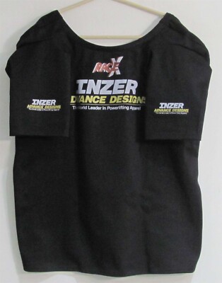 Inzer Rage X Bench Shirt Size 54 Black w/H.D. Collar option + 2'' Scoop Neck (LU)