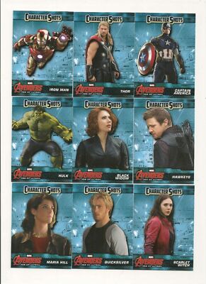 2015 Marvel Avengers: Age of Ultron Avengers Character Shots | Complete your set