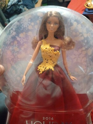 Mattel 2016 Holiday Barbie Fashion Doll - Peach Hope Love Collection DRD25 NRFB