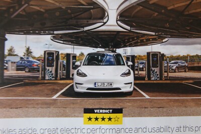 Original 2019 Autocar mag road test No 5438: TESLA MODEL 3 STANDARD RANGE PLUS