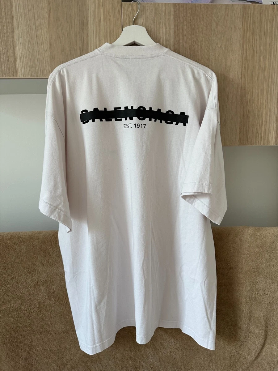 Oversized T-shirt In White AUTHENTIC 694576TMVJ60980 | eBay