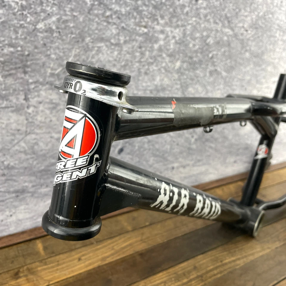 Cuadro BMX Free Agent Air Raid Old School BMX Freestyle Twin Top 20" 1997 años 90 Foto 2 de 4