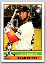 Luis Matos 2025 Topps Heritage #113 San Francisco Giants