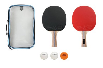 HUDORA Tischtennisset Tournament/Game/Match - Tischtennisschläger + Bälle - Mit