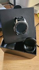 Samsung Galaxy Watch R800 Silver Case Black Silicon Band - Used