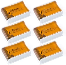 Rosin, Violin Rosin [6 Pack] Cello Viola Rosin for Violin Bow, Light Low Dust Re