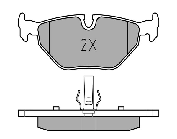 Meyle Bremsbelagsatz, Scheibenbremse Hinterachse U.A. FüR Bmw, Mg, Rover, Saab-image