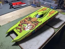 Aeromarine Mean Machine 29” RC Catamaran Race Twin Engine Rc Boat