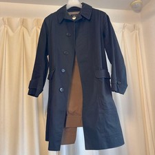 Ralph Lauren XS Olive Double Earl Collar Coat Stainless Steel Accents Used