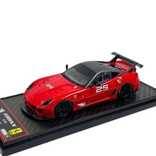BBR Models 1/43 Ferrari 599XX EVO 2011 #25 Scuderia Red Action Figure Car
