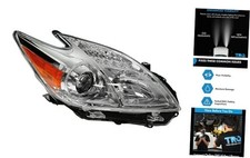 Passenger Side Headlight Assembly Halogen Compatible with 2012-2015 Toyota
