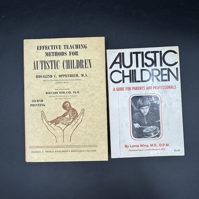 Teaching Methods & Autistic Children Books Lot Oppenheim Wing Psychology