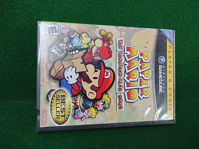 PAPER MARIO: The THOUSAND-YEAR  DOOR NINTENDO GAMECUBE 2004 FACTORY SEALED RARE!