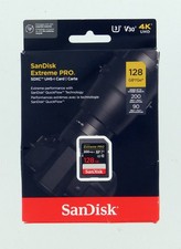 SanDisk Extreme PRO 128GB UHS-I/V30/U3/Class 10 SDXC Memory Card