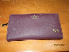 Kate Spade New York- Burgundy Leather - Cameron Street Large Slim Bifold Wallet