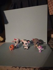 Littlest Pet Shop LPS Pig And Sheep Lot With Babies