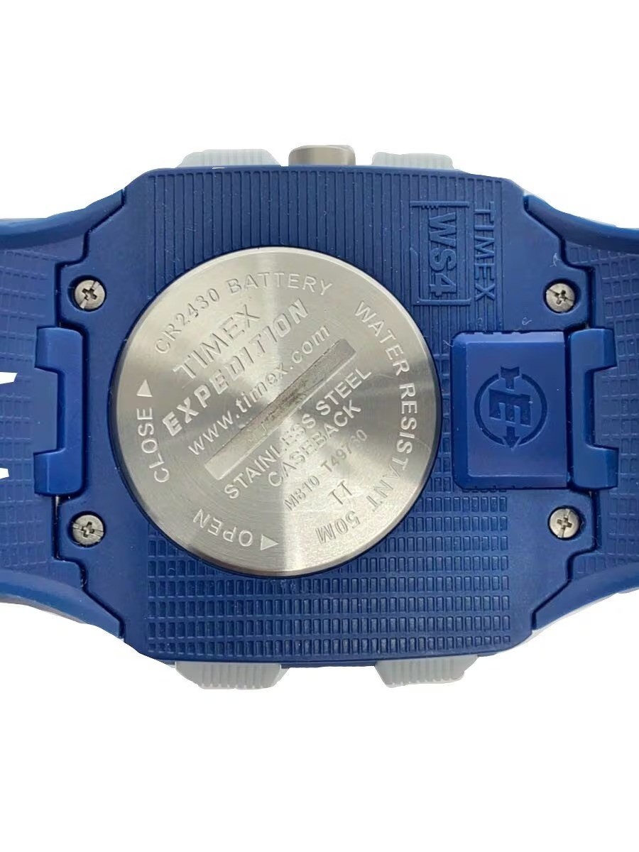 TIMEX EXPEDITION WS4 men Digital Quartz Blue Watch Japan - Rank B