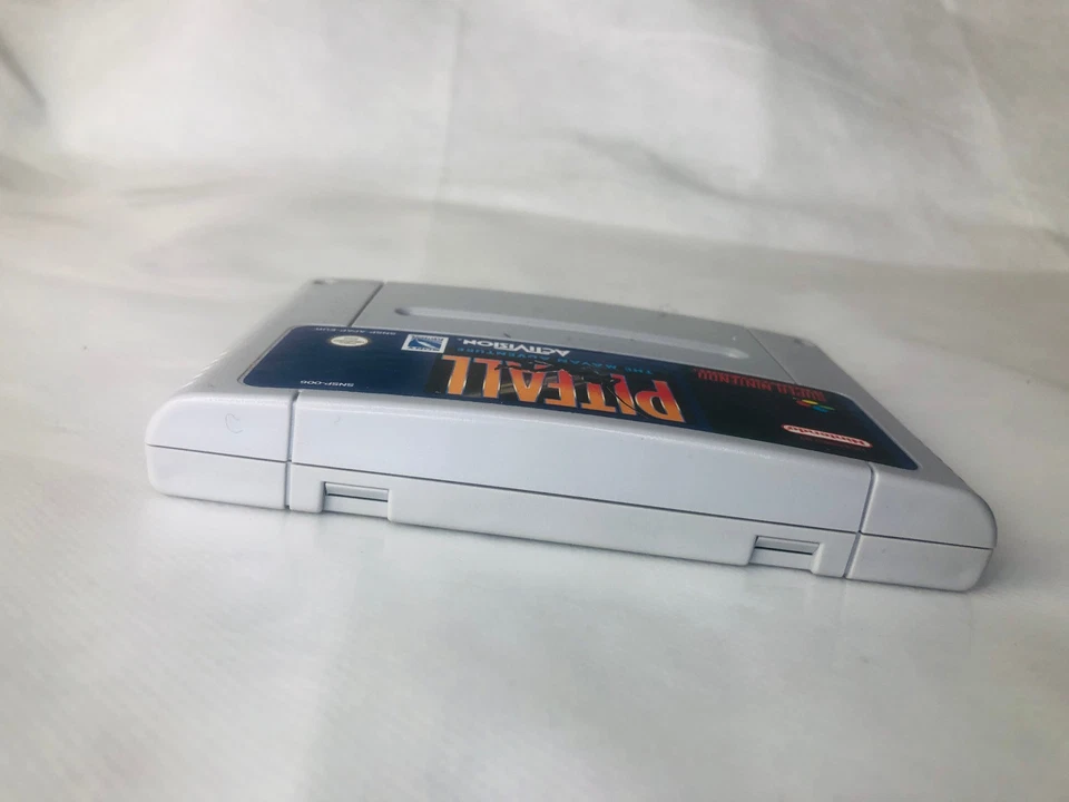 Video Game Pitfall The Mayan Adventure SNES Super Nintendo Cart Obly Vintage - Image 2 of 3