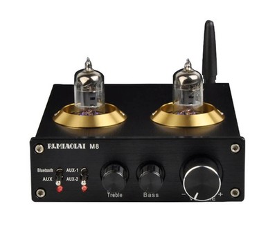 M8 HiFi Bluetooth 5.0 Tube Vacuum Preamplifier Home Stereo Audio Digital Preamp