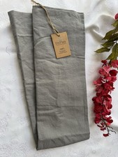 Dr Flax Gray King Linen Pillow Case Cover Slip Pillowcase French Country NEW