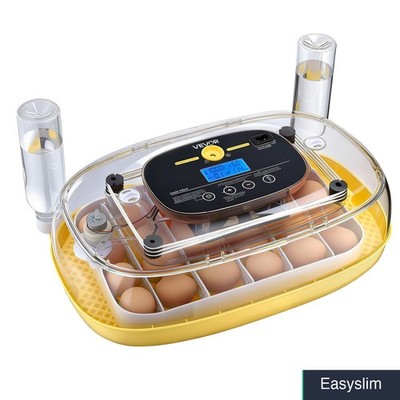 Automatic Egg Incubator 24 Eggs Turner LED Candler Humidity Control