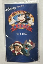Disney Store - 12 Months of Magic - Lilo & Stitch Santa Christmas Pin