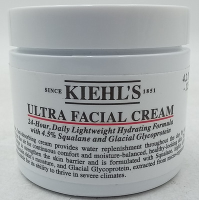 Kiehl's Ultra Facial Cream - 4.2oz /125 ml -Hydrating 100%