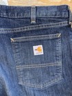 Carhartt Men's Flame Resistant Blue Jeans Original Fit Size 38x30 Dark Wash — photo 5