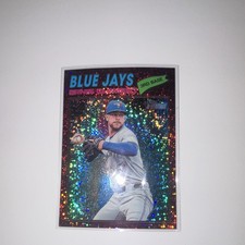 2026 Topps Heritage Sparkle Insert #21 Ernie Clement Blue Jays Baseball Card