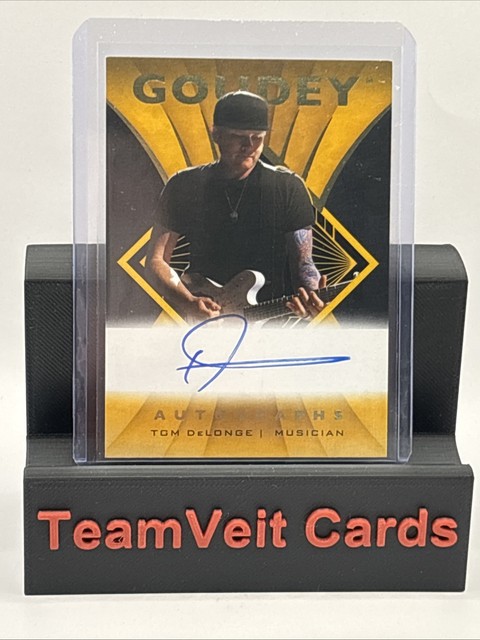 2023 Goodwin Champions Goudey Tom DeLonge #GA-TD On Card Auto (Blink-182)