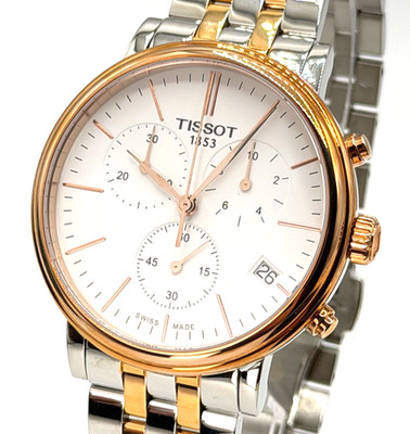 TISSOT Carson Premium T122.417.22.011.00 White Dial 41 mm