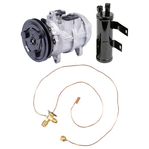 AC Compressor w/ A/C Repair Kit For 87 Ford Econoline Club Wagon Van ...
