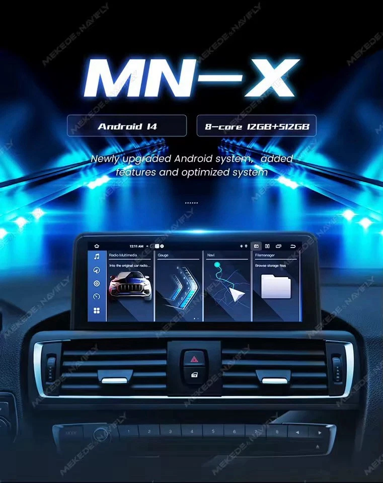Autoradio Pour Bmw F20/F21/F22/F30/F31/F32/F33/F34/F36 CarPlay 2G+64GB 5G+WIFI. - Photo 4/4