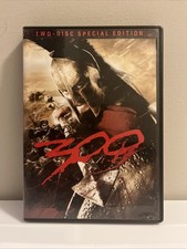 300 2 Disc Special DVD Widescreen Gerard Butler Frank Miller Action Movie