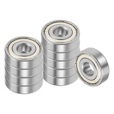 10x Deep Groove Ball Bearings 10x28x8mm Chrome Steel Balls Double Shielded ABEC1