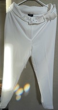 Tahari Arthur S. Levine Ivory Cream Dress Pants Women’s Size 10 Lined Straight