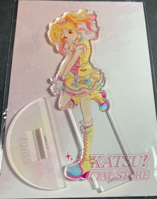 Japanese anime Aikatsu! acrylic stand Yume Nijino official store