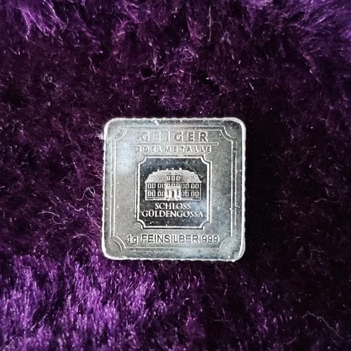 🔥Geiger 👀🔥 1 Gram Bar  .999 Silver (No Assay/Loose)  (Random Serial Number)