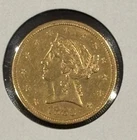 1880 USA Liberty Coronet Head Half Eagle FIVE D. G$5 USD 90% Pure Gold Coin