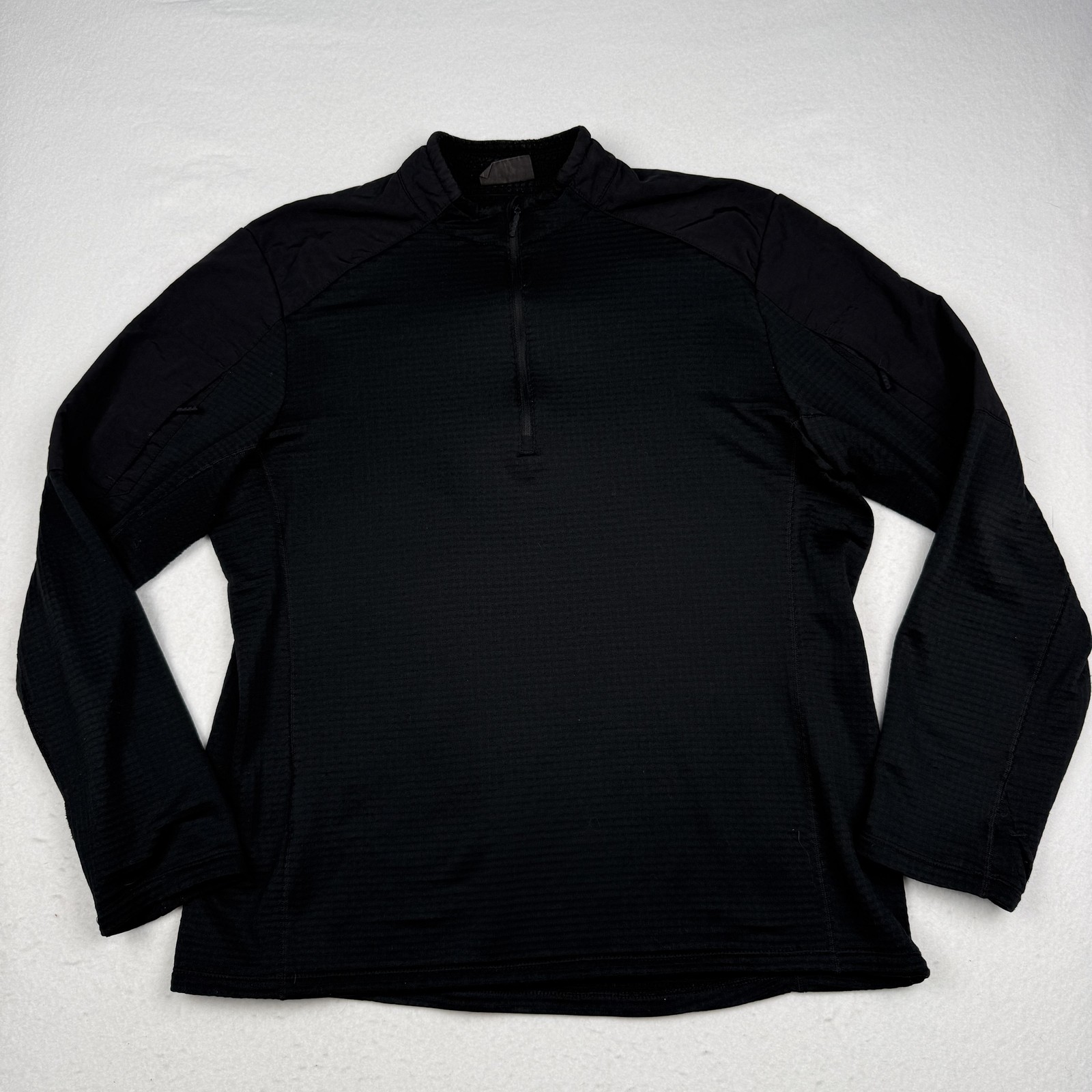Triple Aught Design Pullover Mens XL Black Quarter Zip Long Sleeve Hiking Top