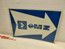 DDR MZ SCHILD WERBESCHILD WERBUNG PFEIL VEB ZSCHOPAU RAR OSTALGIE REKLAME IFA