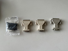 RS-232 Female 25-Pin to Male 9-Pin Serial Adapter Lot of 4