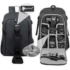 Waterproof DSLR Camera Backpack Shoulder Bag Travel Case for Canon Nikon Sony UK