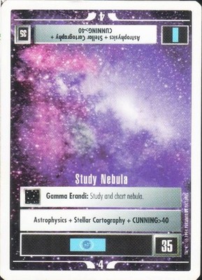 Study Nebula - Premiere 95 - Star Trek CCG 1E