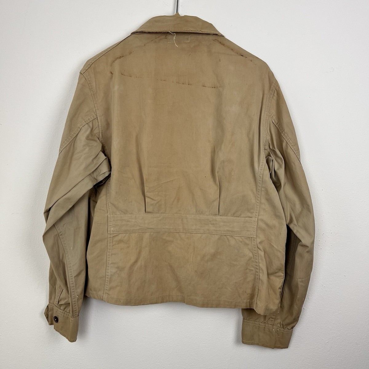 40s スポーツJKT vintage Vintage 40s Sportclad Jacket Khaki Tan Cotton Rockabilly Zip