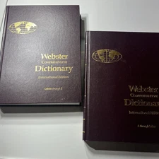 Webster Comprehensive Dictionary International Edition: 2 Volume Set