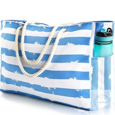 Extra Large Beach Bag for Women Men,Beach Bags Waterproof Sandproof with Zipper