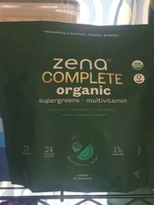 Zena Nutrition Complete Organic Super Greens  Multivitamin - 30 Stick Packs
