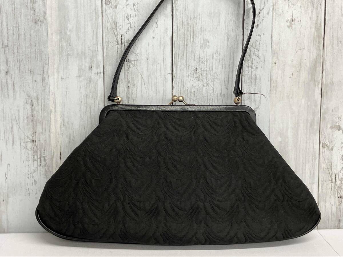 DRIES VAN NOTEN Clasp Handbag Black Shoulder Bag