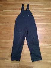 Carhartt Men  s Storm Defender Bibs Overalls Large Black